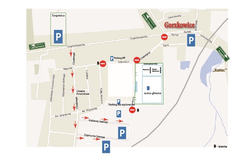 Mapa Dni Gorzkowic