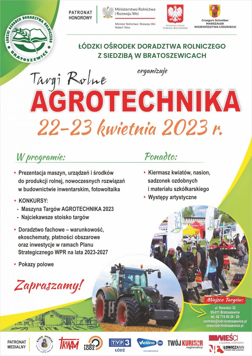 Targi Rolne AGROTECHNIKA 2023