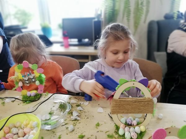 Biblioteczne warsztaty wielkanocne