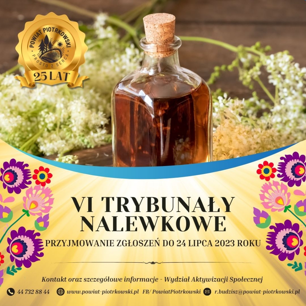 Wybierzemy nalewkowych mistrzów smaku