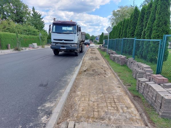 Roboty brukarskie ul. Szkolna