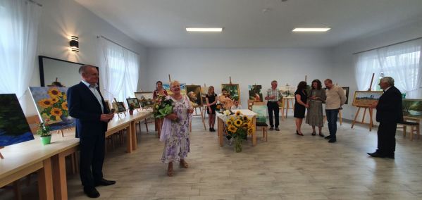 Wernisaż wystawy malarskiej lokalnej artystki Pani Marianny Błaszczyk