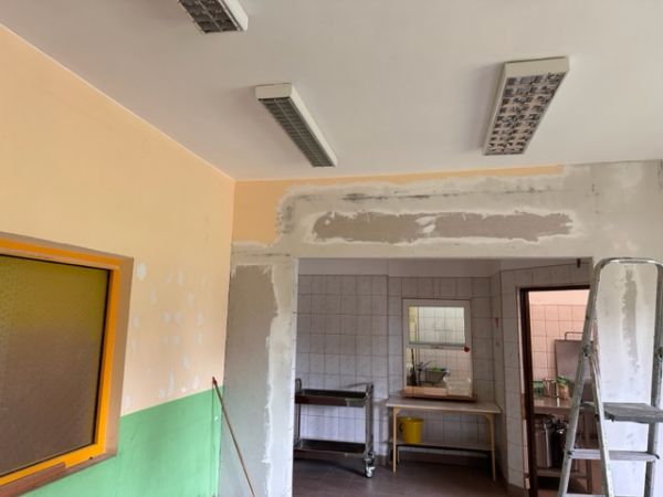  Prace remontowe w Przedszkolu Samorządowym w Gorzkowicach