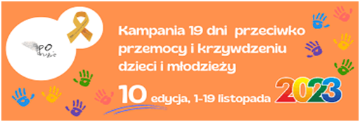 PROGRAM SPOŁECZNY „19 DNI BEZ PRZEMOCY” - SP Gorzkowice