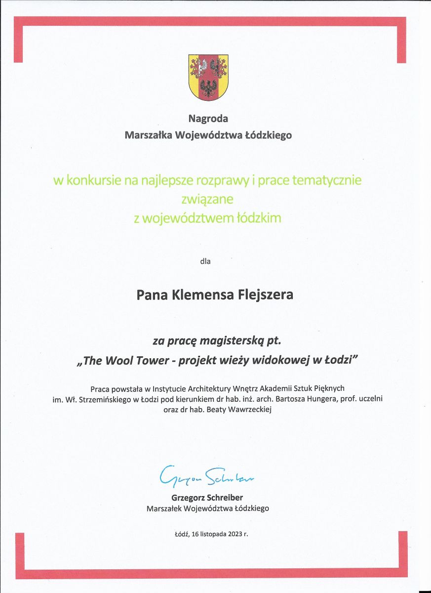 nagroda dla 