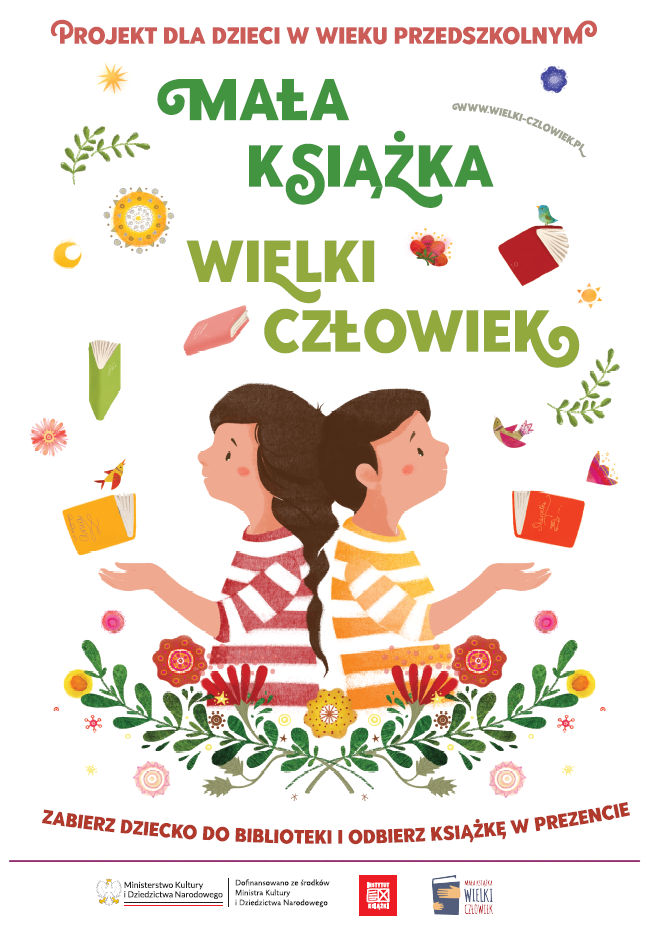 Nowa odsłona kampanii „Mała książka – wielki człowiek”. Zapraszamy do naszych bibliotek