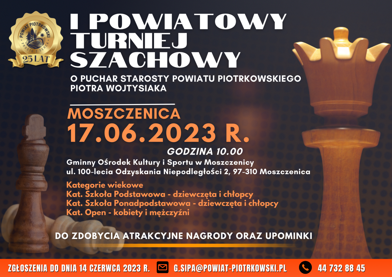 Przed nami Powiatowy Turniej Szachowy