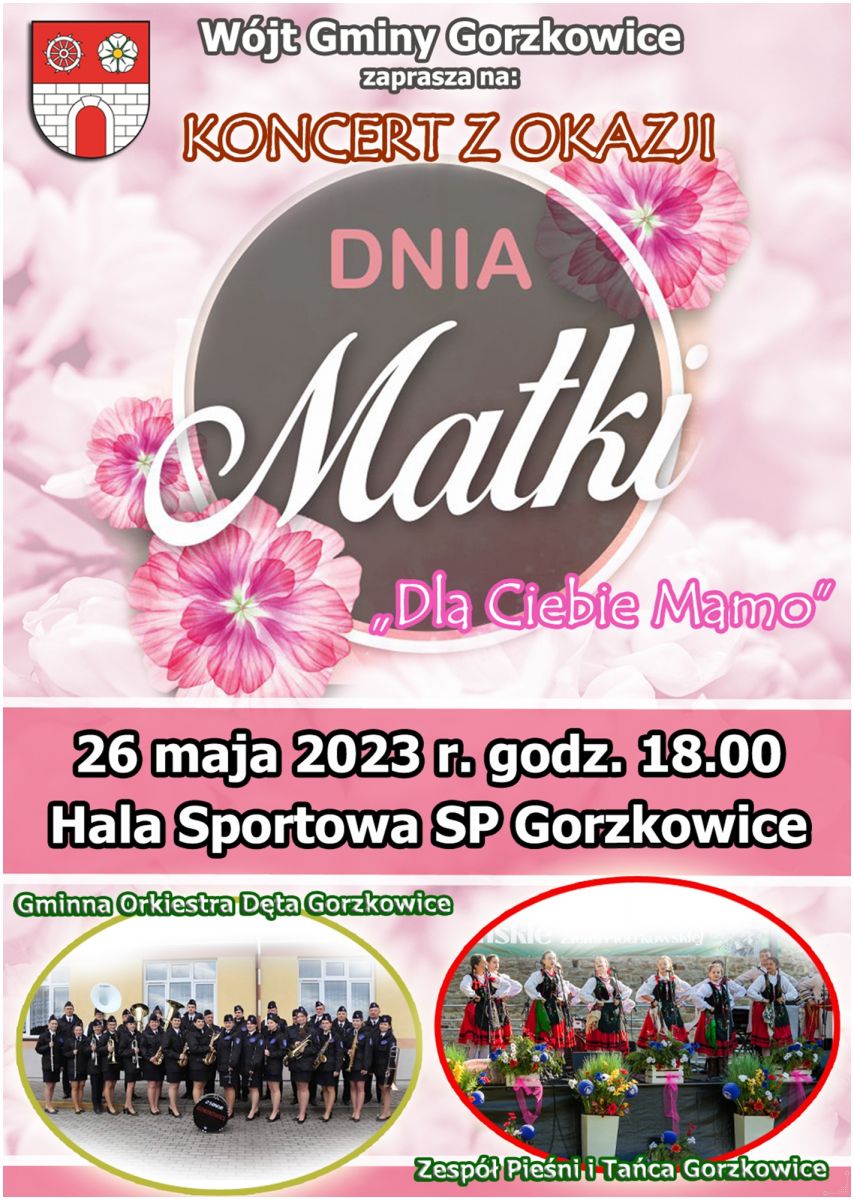  Zaproszenie na koncert z okazji Dnia Matki