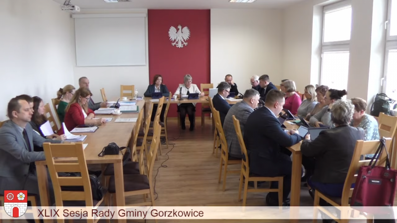 XLIX Sesja Rady Gminy Gorzkowice
