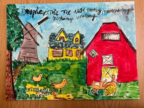   XIII Ogólnopolski Konkurs Plastyczny „Bezpiecznie na wsi mamy, niebezpiecznych substancji unikamy” – SP Gorzkowice