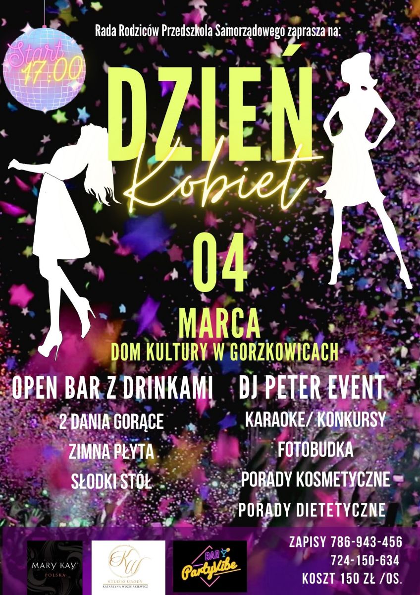Rada Rodziców przy Przedszkolu Samorządowym zaprasza na Dzień Kobiet