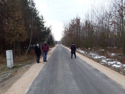 Odbiór robót dla zadania pn.: „Roboty budowlane w zakresie remontu nawierzchni drogi ul. Leśna”