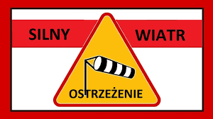 Ostrzeżenie silny wiatr