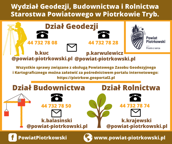 Informacja Starostwa Powiatowego w Piotrkowie Trybunalskim