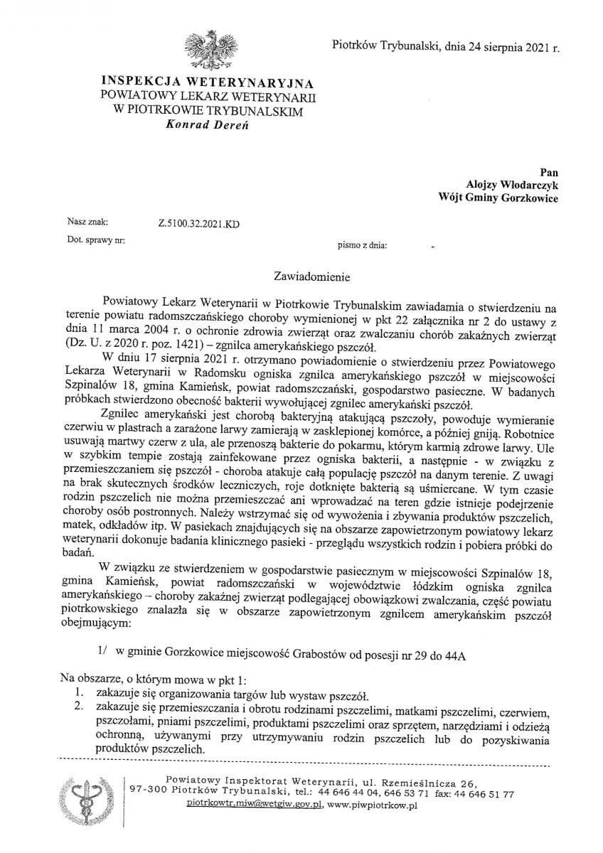 ZGNILEC PSZCZÓŁ