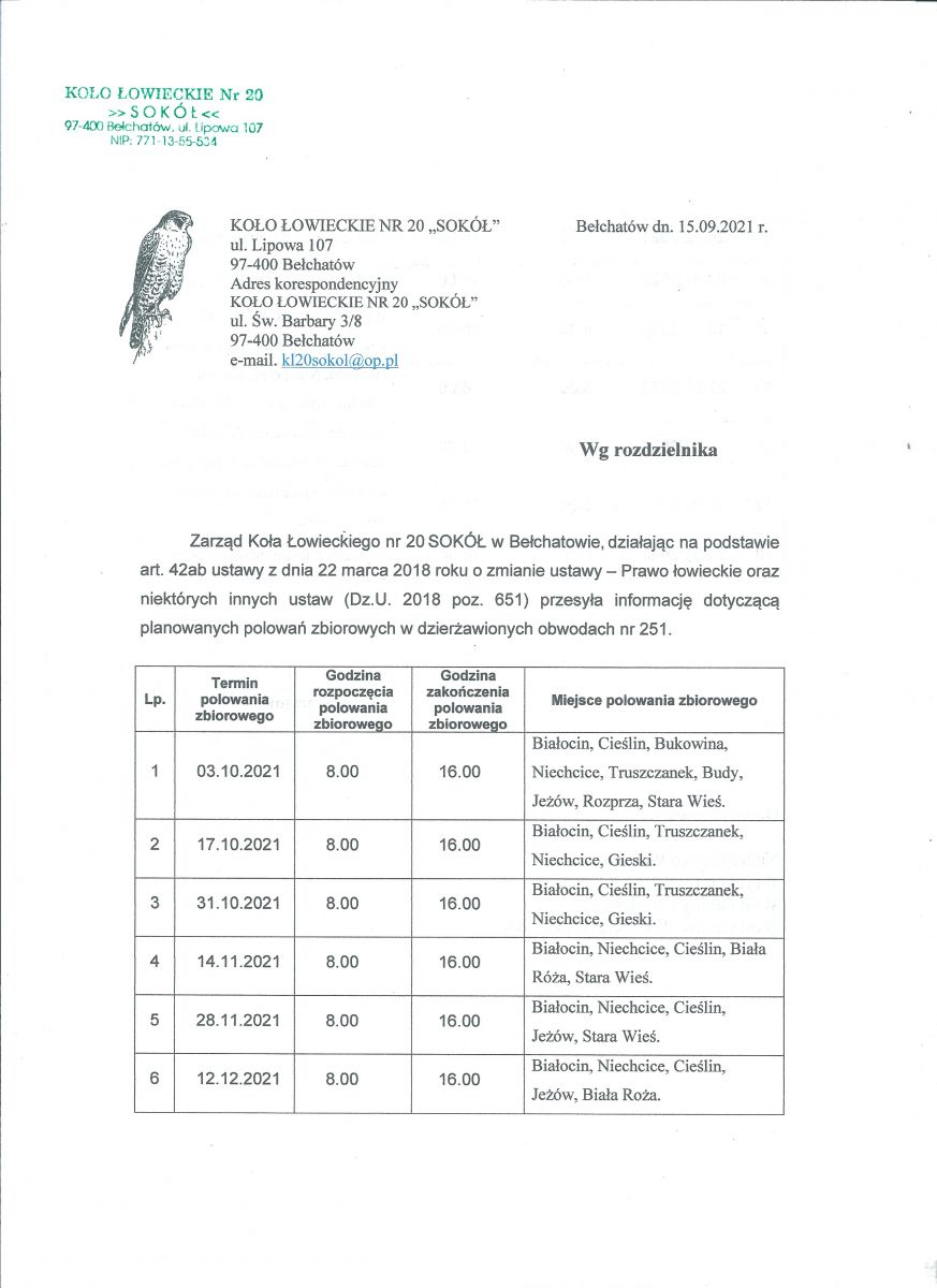  Informacja polowania zbiorowe - cz 1