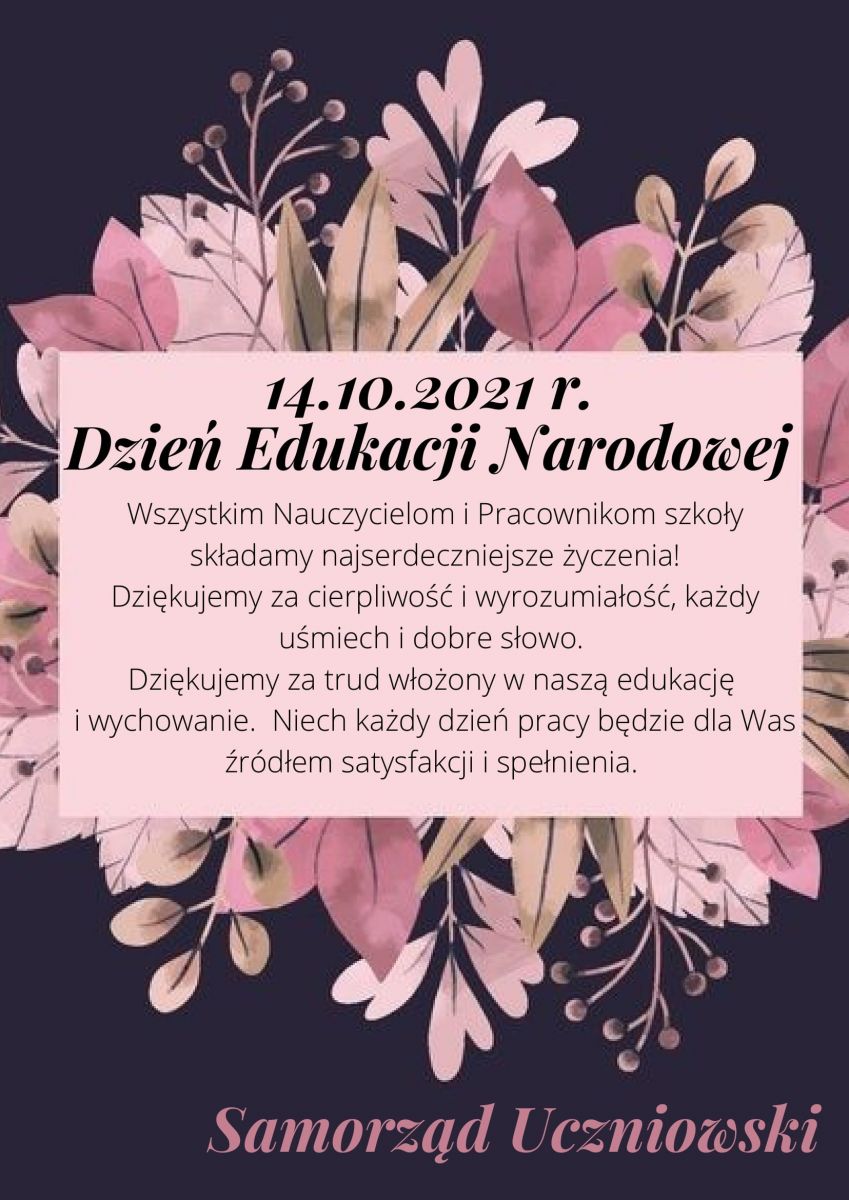 DZIEŃ EDUKACJI NARODOWEJ 
