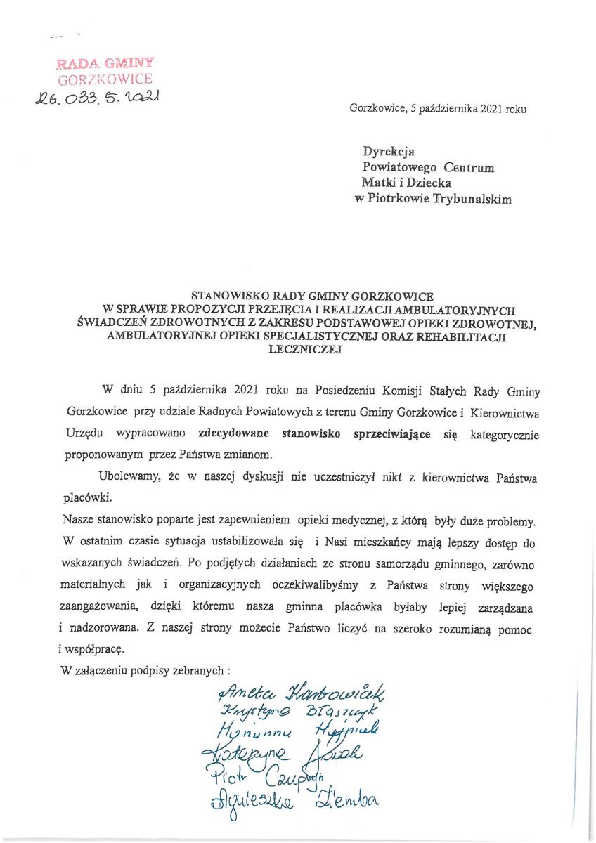 stanowisko rady gminy cz1