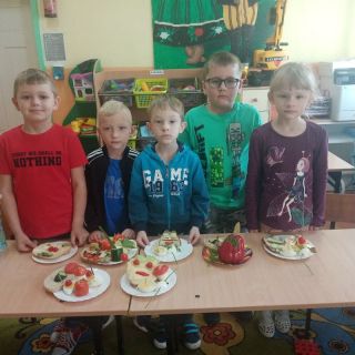 Zdrowa żywność - zajęcia dla najmłodszych w Szkole Podstawowej w Gościnnej