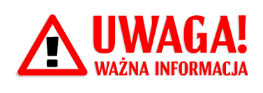 ważna informacja