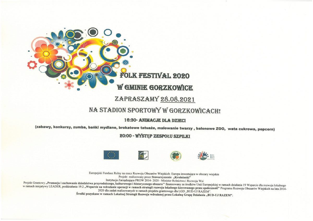 zaproszenie na folk festiwal