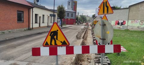 roboty drogowe ul cmentarna Gorzkowice