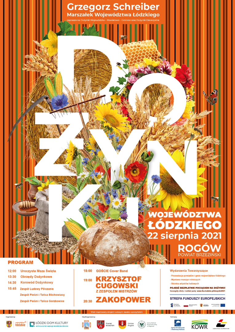 DOŻYNKI WOJEWÓDZKO-POWIATOWO-GMINNE oraz DOŻYNKI DIECEZJALNE w ROGOWIE