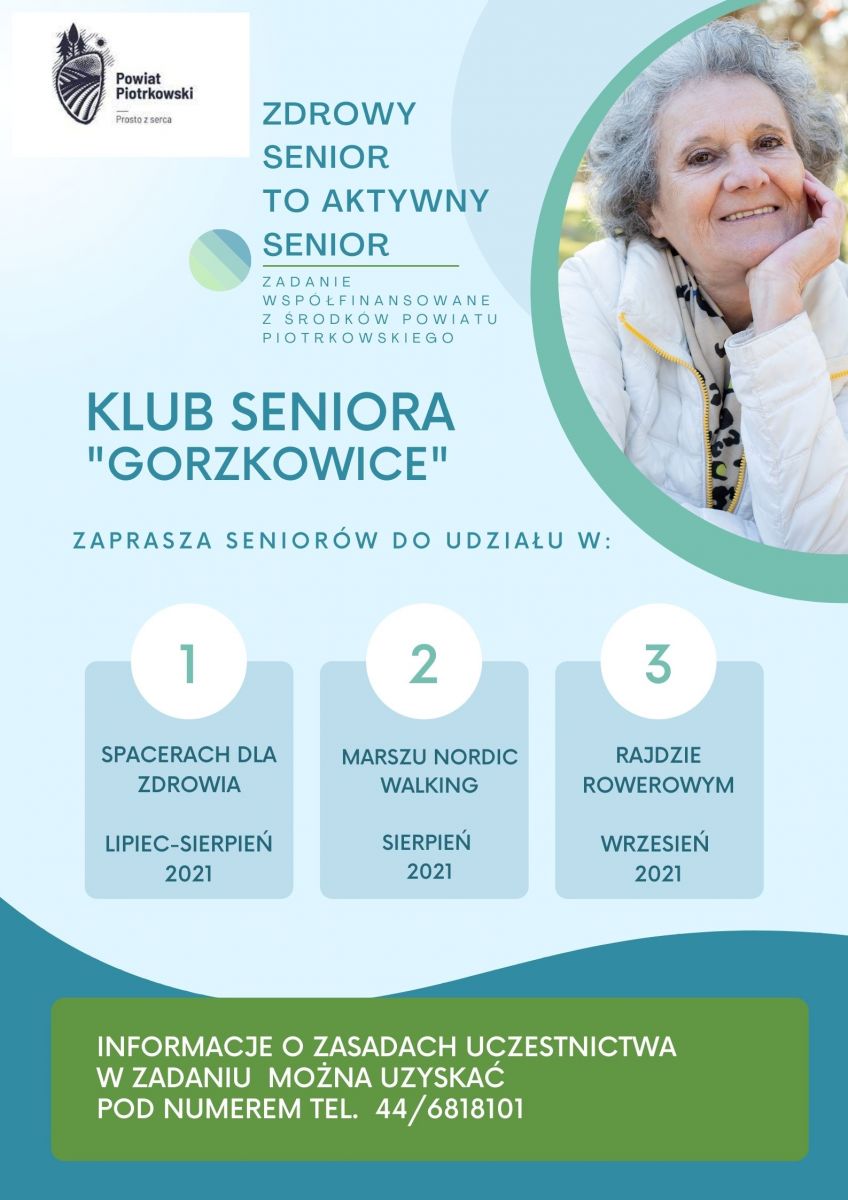 „Zdrowy Senior to Aktywny Senior” –  realizacja zadania 