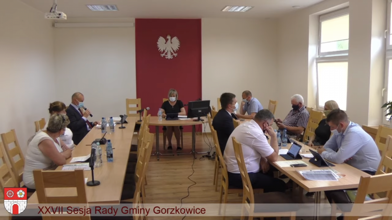 XXVII Sesja Rady Gminy Gorzkowice