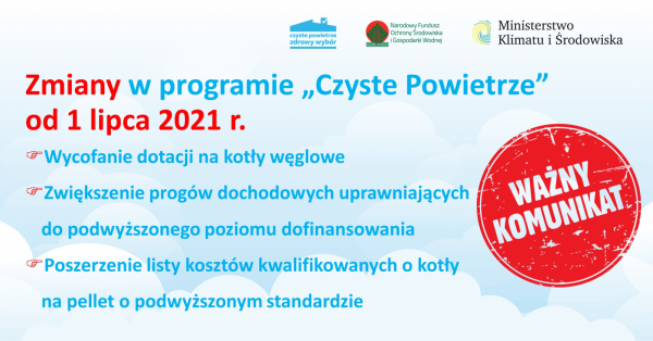 Wycofanie dotacji na kotły węglowe