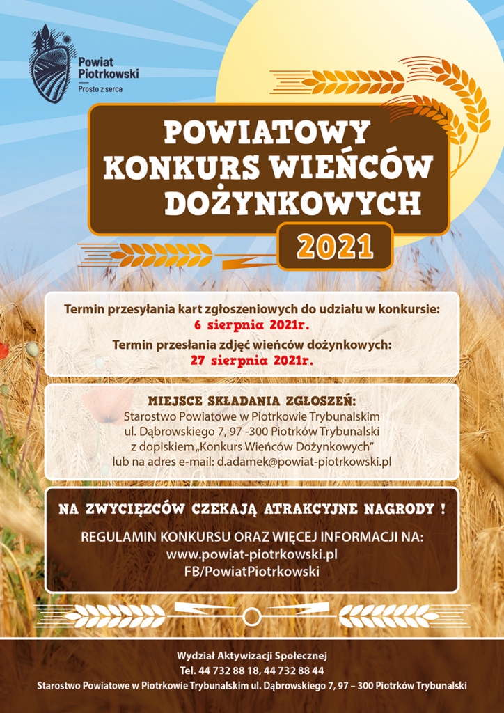 konkurs Wybierzemy najpiękniejszy Dożynkowy Wieniec