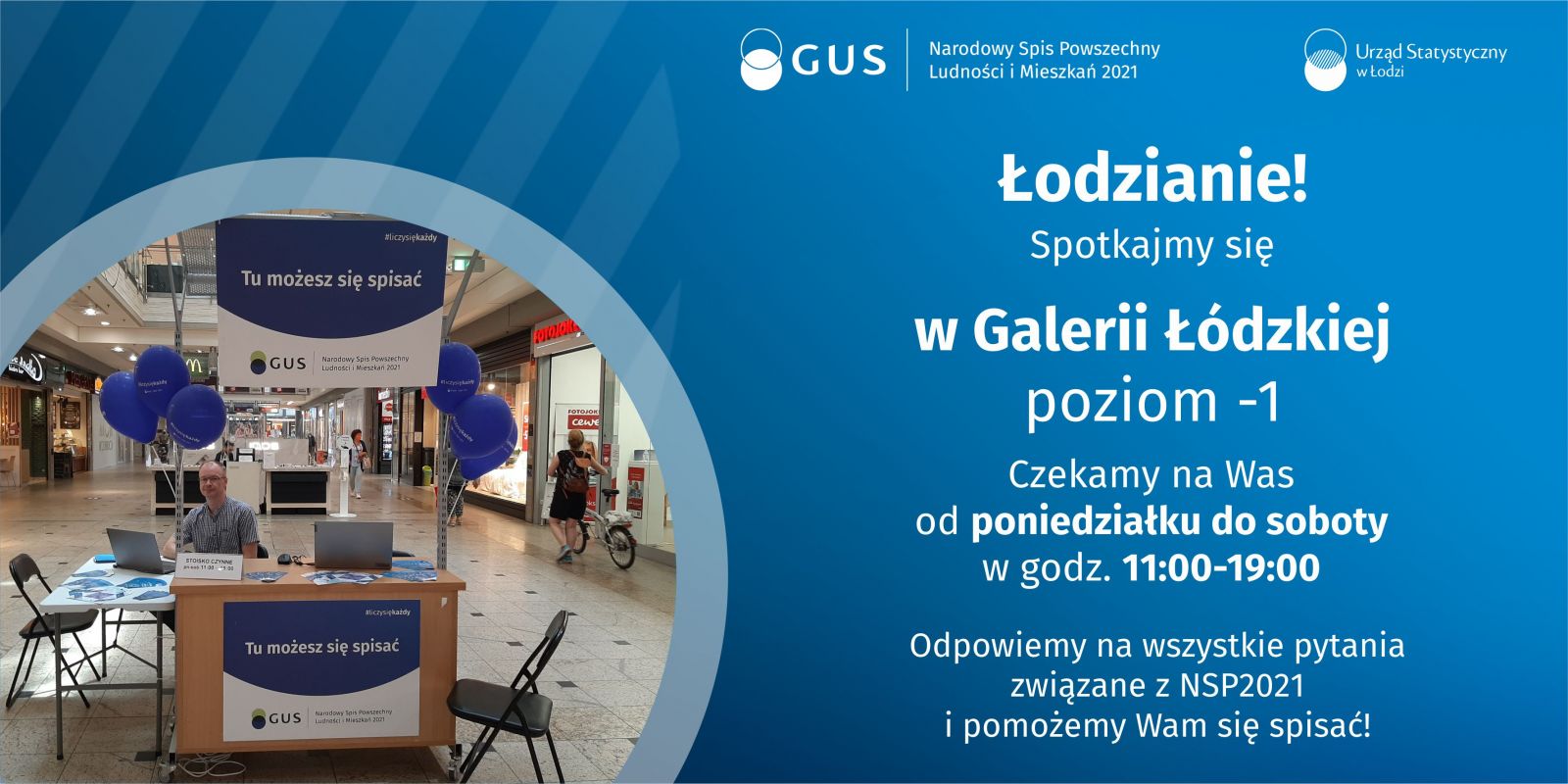 Spis w Galeriach Handlowych - galeria łódzka