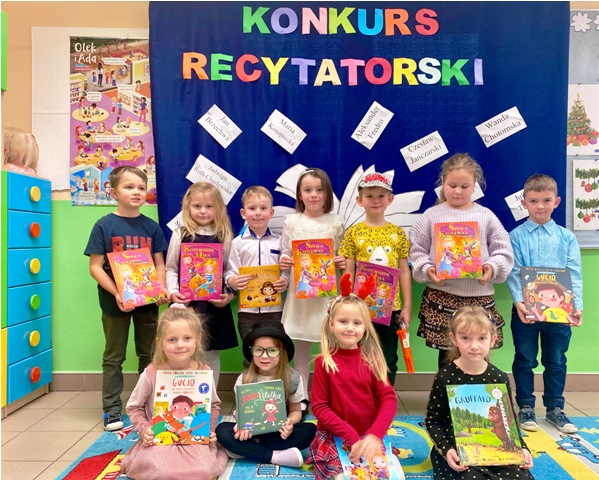 Konkurs recytatorski w Przedszkolu Samorządowym w Gorzkowicach