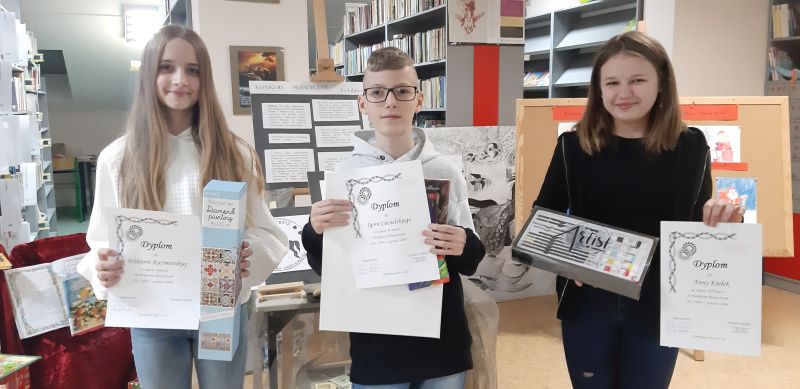 Konkurs Plastyczny „Ex Libris – wyrazić siebie” - SP Gorzkowice