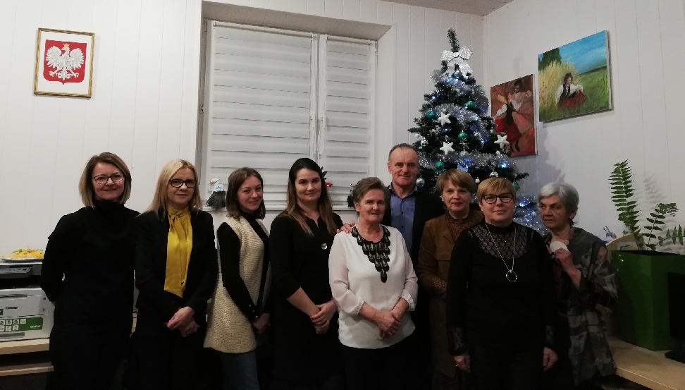 Spotkanie opłatkowe w Bibliotece Publicznej w Gorzkowicach