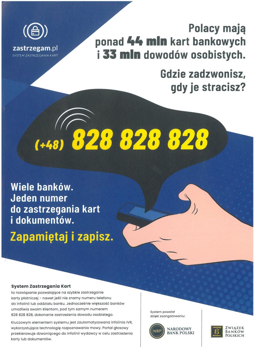 System zastrzegania kart - zastrzegam.pl
