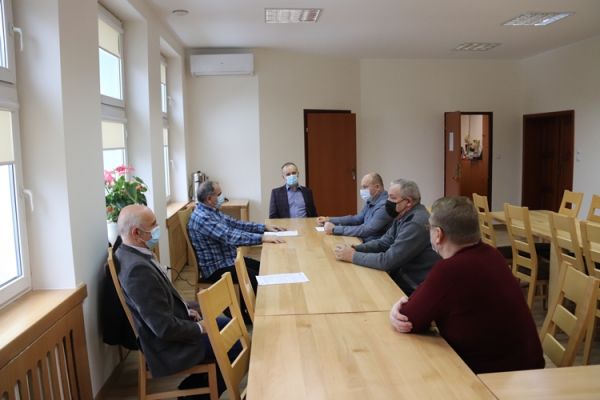 Posiedzenie Zarządu Gminnej Spółki Wodnej w Gorzkowicach