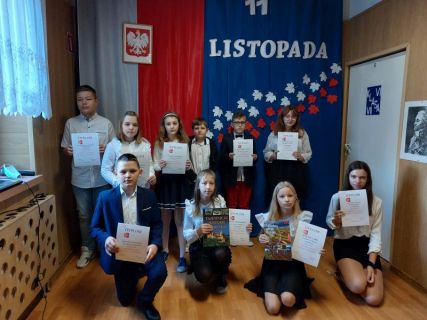 Konkurs "Wolność i niepodległość " - Szkoła Podstawowa w Gościnnej