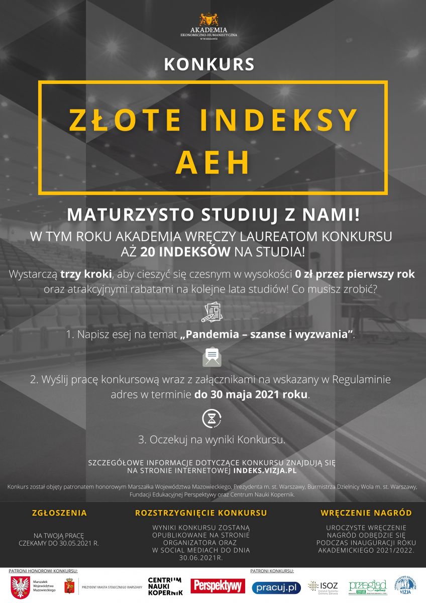 KONKURS O ZŁOTE INDEKSY AEH