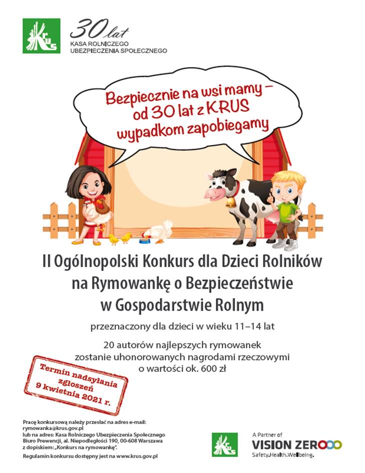 Informacja KRUS o propozycjach dla dzieci