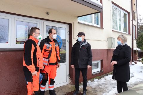 Podziękowania dla  ratowników  medycznych