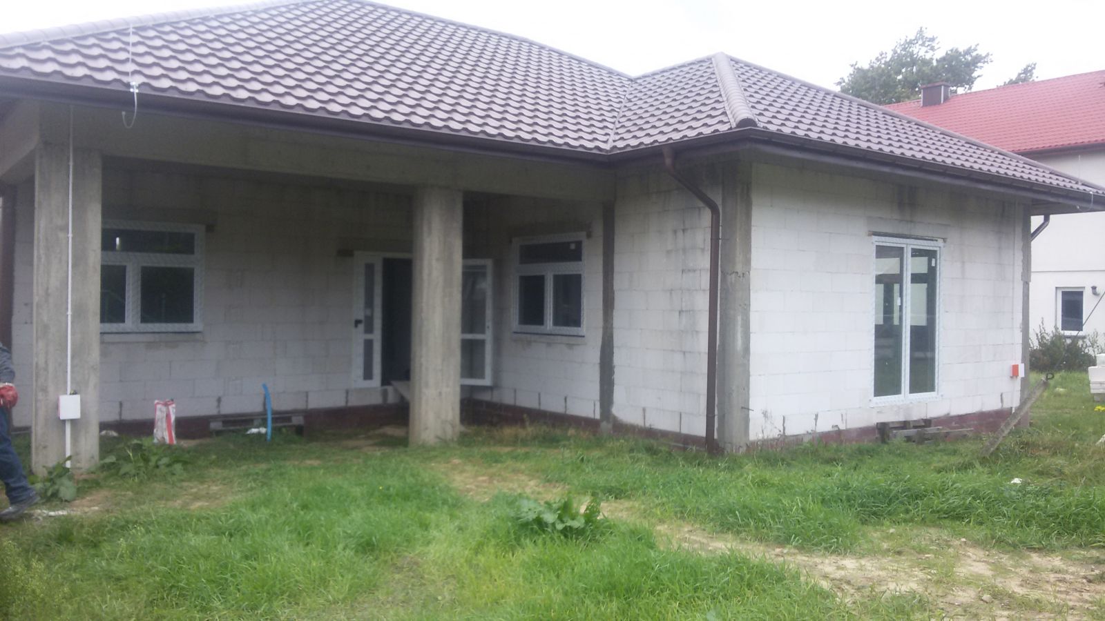 Trwają prace przy budowie świetlicy wiejskiej w Grabostowie