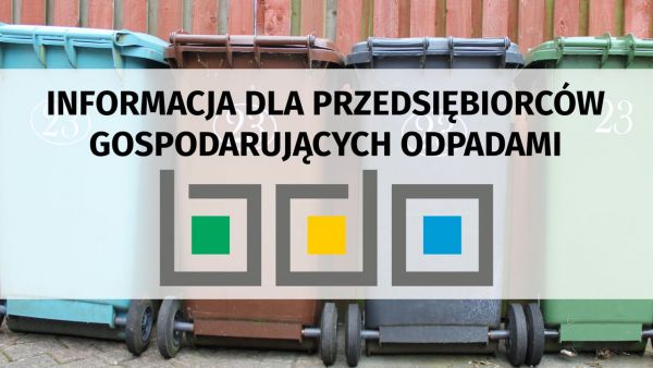 Kontrola przedsiębiorców w zakresie odbioru odpadów komunalnych!