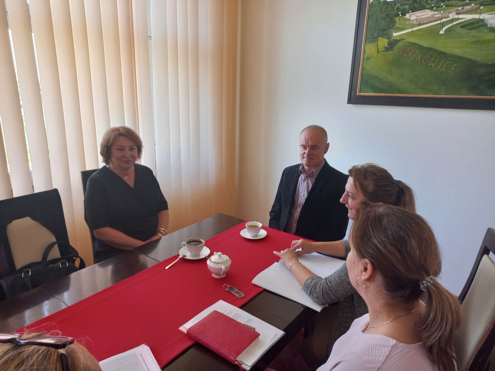 Spotkanie dotyczące funkcjonowania Gminnego Ośrodka Zdrowia w Gorzkowicach