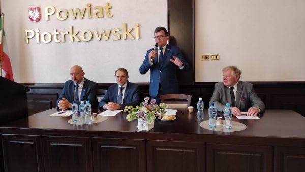 Spotkanie  w Starostwie Powiatowym w Piotrkowie Tryb.