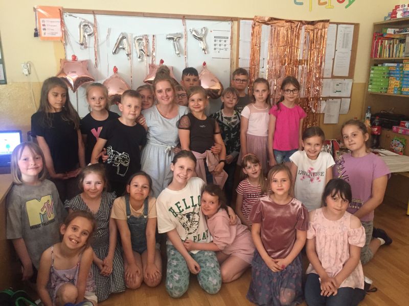 Zakończenie roku szkolnego w świetlicy szkolnej - SP Gorzkowice