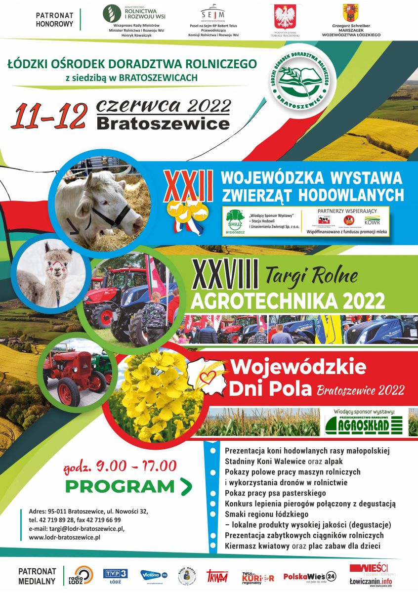 Targi Rolne 11-12 czerwca 2022 r.