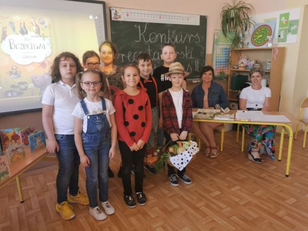 Konkurs recytatorski dla uczni&oacute;w klas drugich &bdquo;Wiersze Jana Brzechwy&rdquo; -Szkoła Podstawowa w Gorzkowicach
