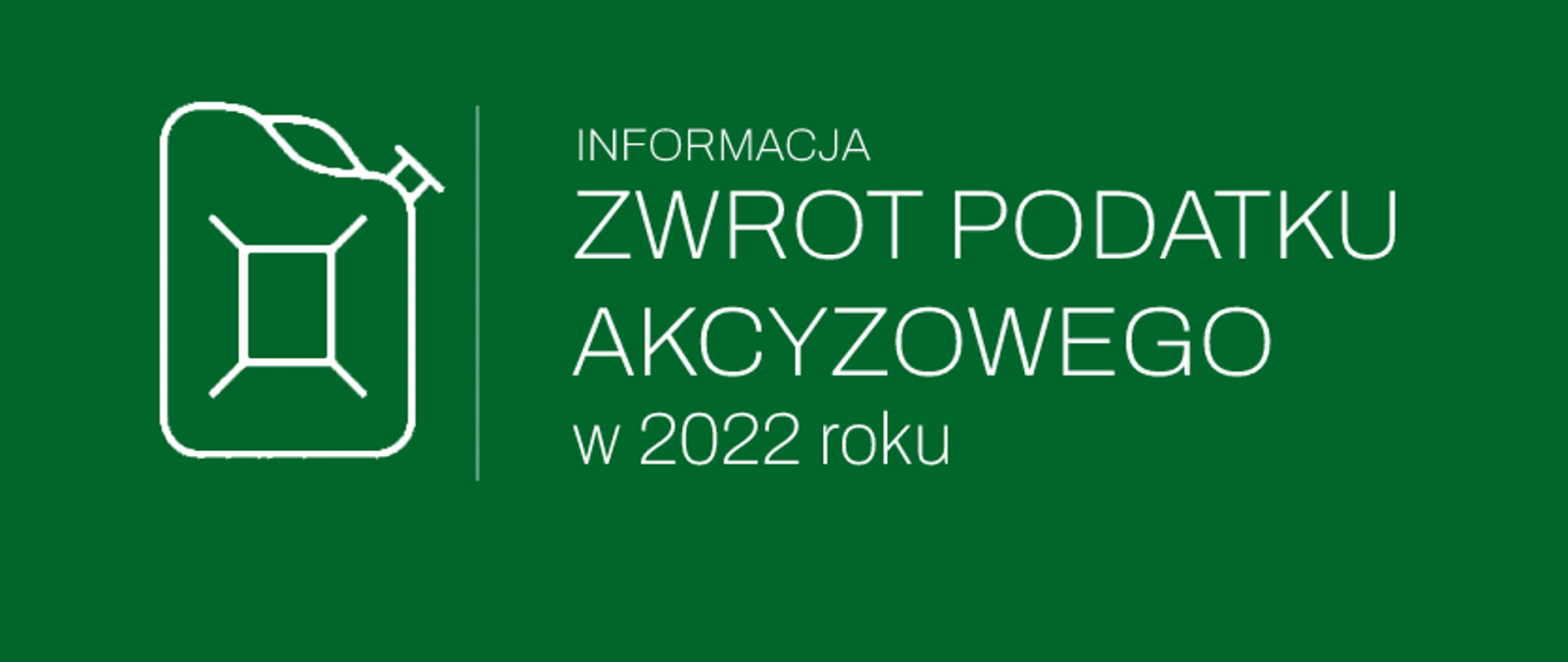 ZWROT PODATKU AKCYZOWEGO