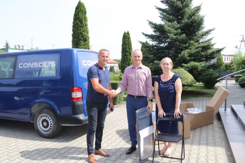 Podziękowanie dla Firmy  Consolis Polska Sp. zoo